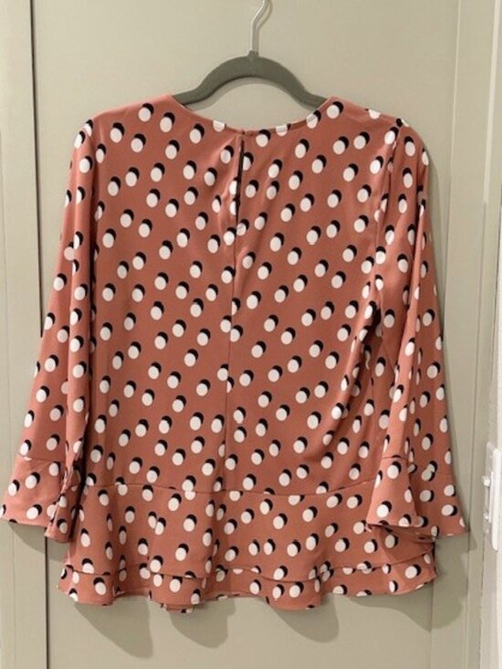 LOFT Polka Dot Blouse - Picture 3 of 15